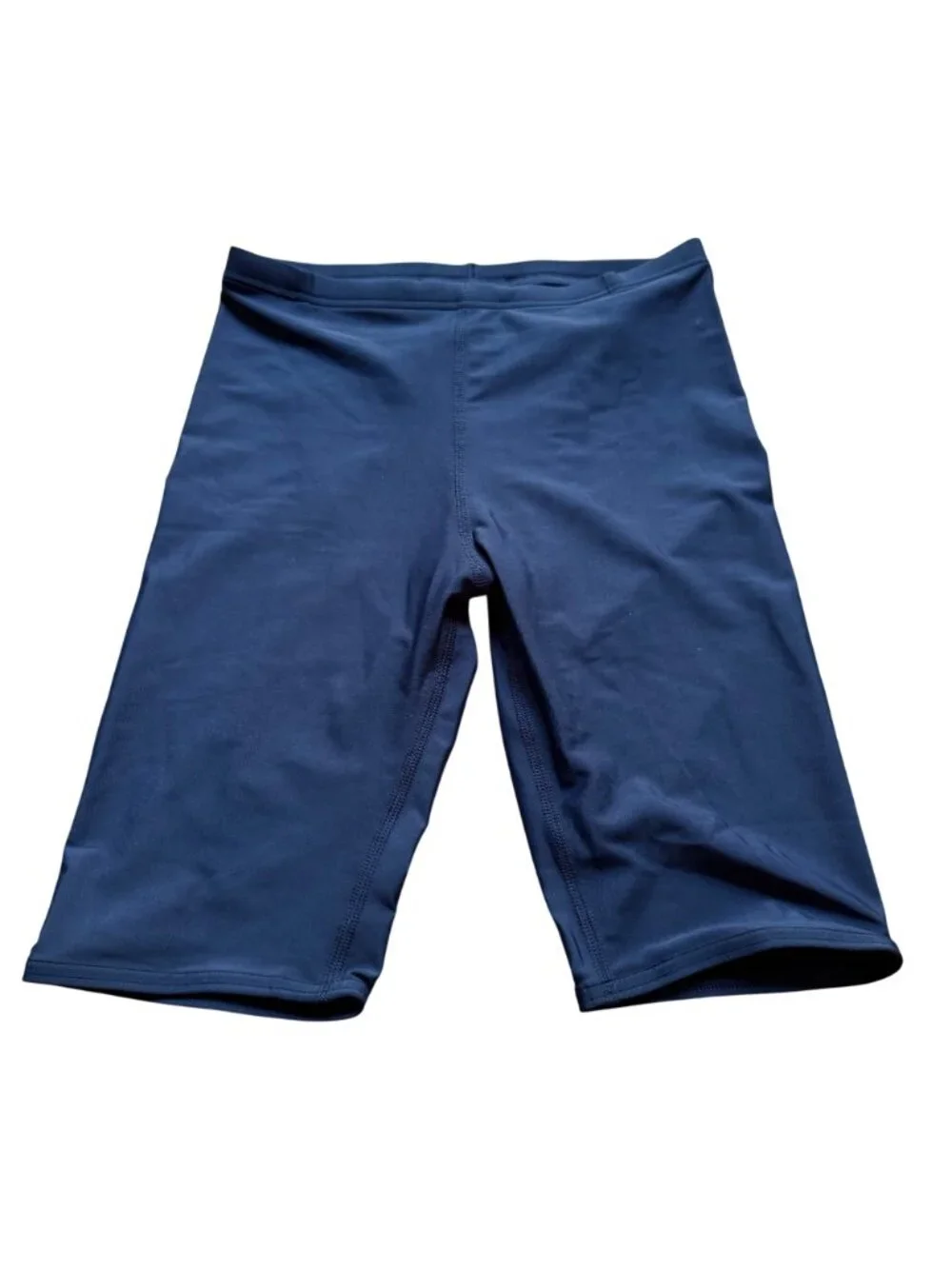 Iswim Youth Size 28 NEW Navy Blue Essential Solid Jammer Competitive Swim Shorts